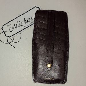 Michael's Dark Brown Genuine Leather Wallet